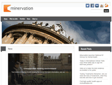 Tablet Screenshot of minervation.com